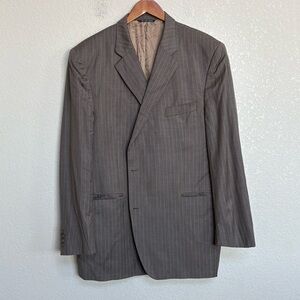 Jack Victor‎ Collection Men’s 48L Brown Blazer Loro Piana Super 120’s Wool